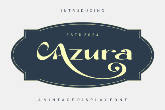 Azula: A Vintage Display Font for Business