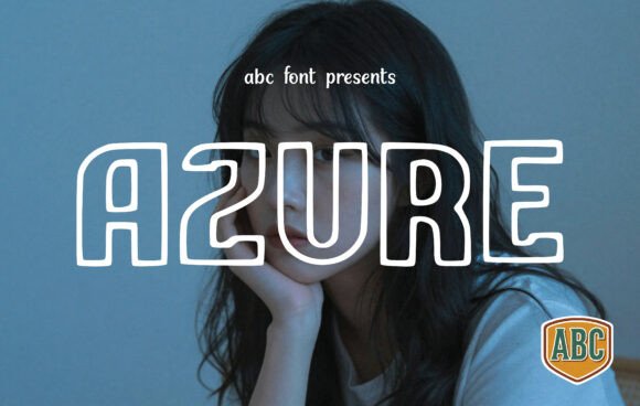 Azure Font for Creative Projects
