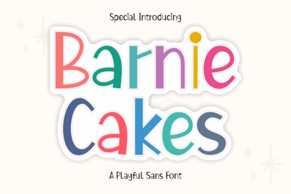 Barnie Cakes Font for Web Design