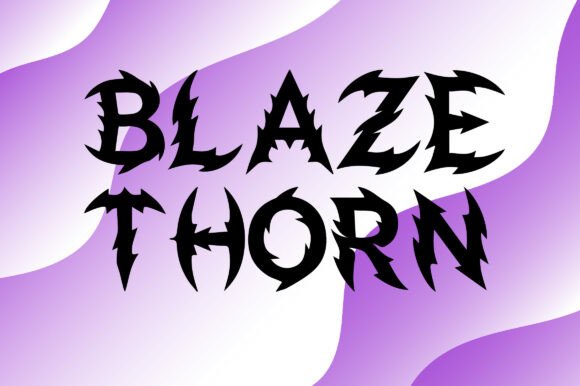 Blaze Thorn Font Review