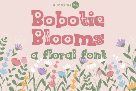 Bobotie Blooms Family Font
