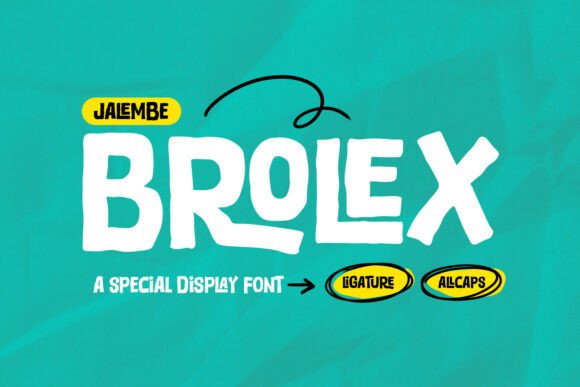 Brolex: A Cute Display Font for Creative Campaigns