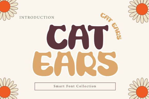 Cat Ears Font for Playful Branding