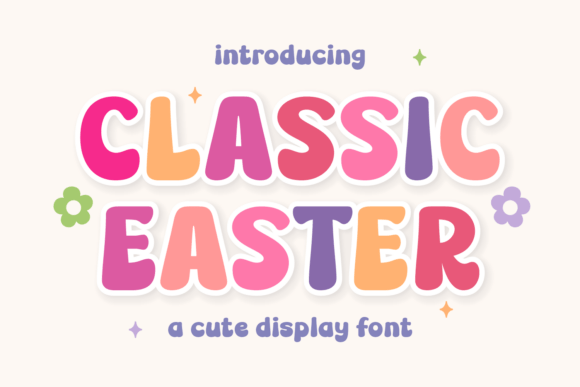 Classic Easter Font for Web Design