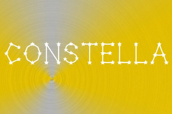 Constella: Celestial Display Font