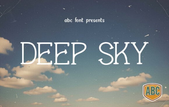Deep Sky Font for Creative Branding