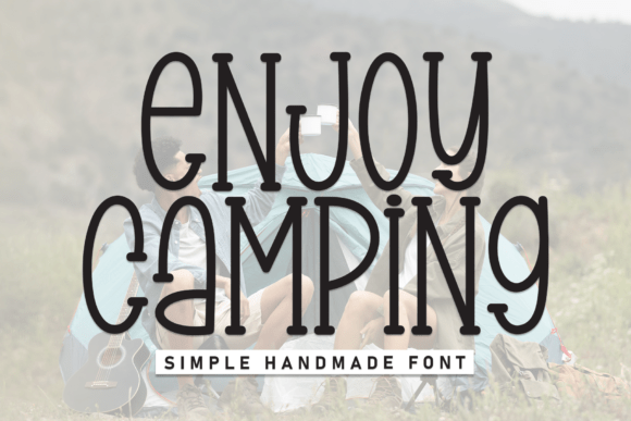 Enjoy Camping Font for Business Branding