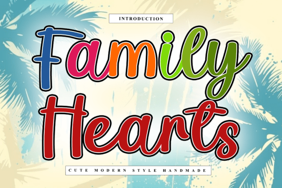 Family Hearts Font