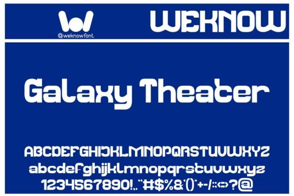 Galaxy Theater Font Review