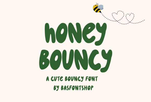 Honey Bouncy Display Font
