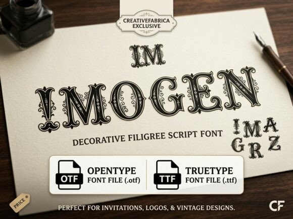 Imogen Font for Business Branding
