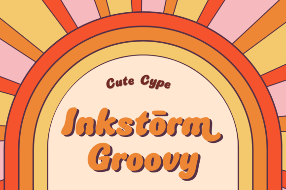 Inkstorm Groovy Font for Creative Projects