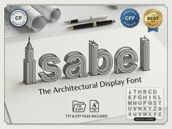 Isabel: A Bold Display Font