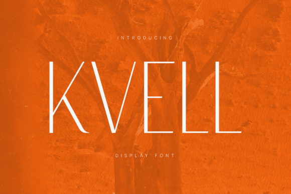 Kvell Font for Editorial Design