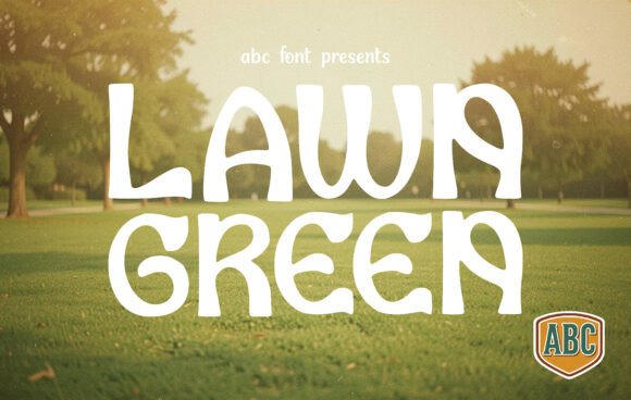 Lawn Green Font