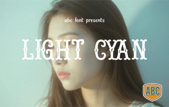 Light Cyan Font for Creative Makers