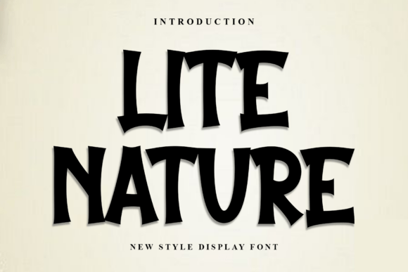 Lite Nature Font for Festive Campaigns