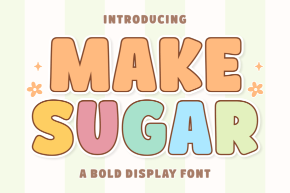 Make Sugar Font for Creative Projects