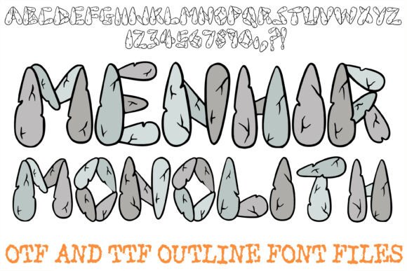 Menhir Monolith Font