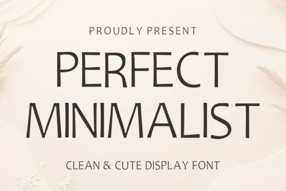 Perfect Minimalist Font