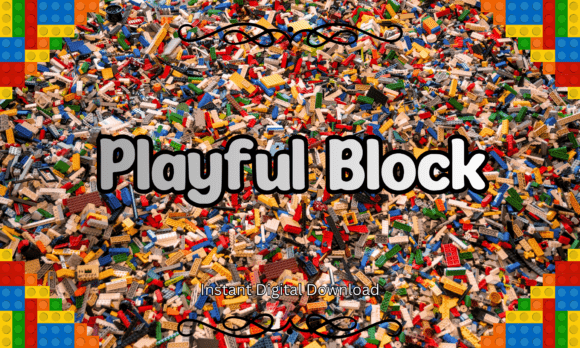 Playful Block Font for Bold Branding