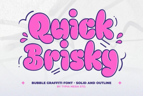 Quick Brisky Font for Creative Brands