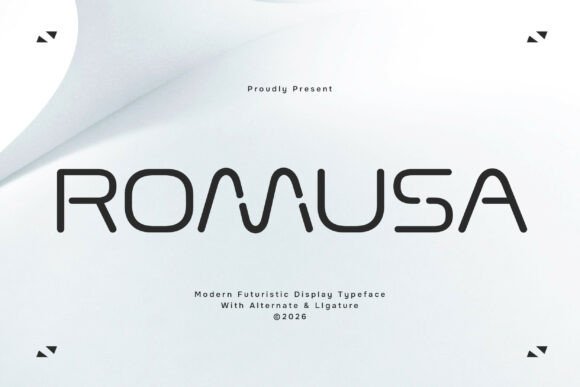 Romusa Font: Modern Display Type