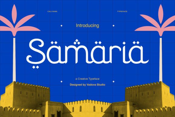 Samaria: A Creative Typeface for Business Branding