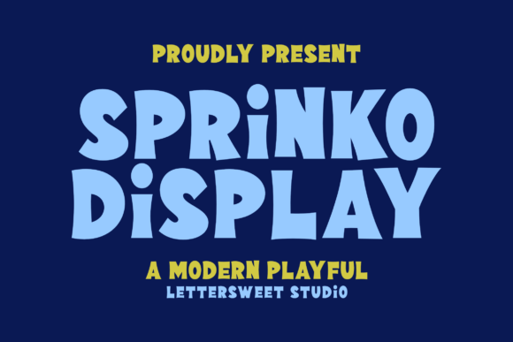Sprinko Font: Bold and Playful
