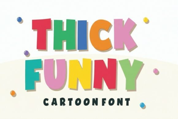 Thick Funny Font for Creative Makers