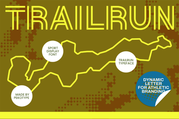 Trailrun Font for Creative Makers