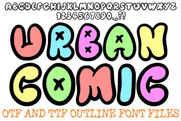 Urban Comic Font for Creative Projects