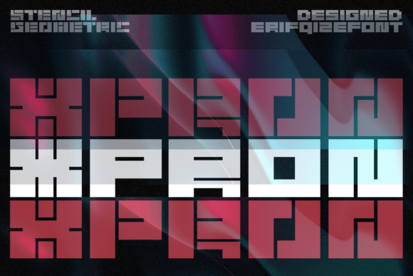 Xpron: A Bold Display Font