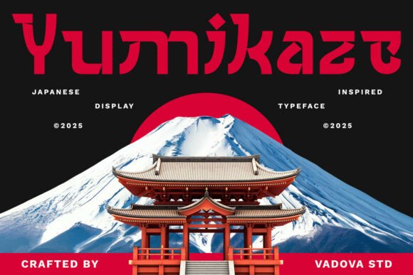 Yumikaze: A Bold Display Font for Creative Projects